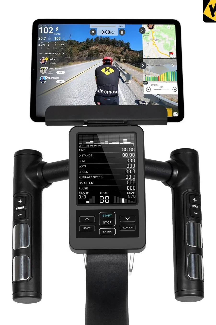 Virtufit Etappe 2.0i spinbike zwart, foto 8