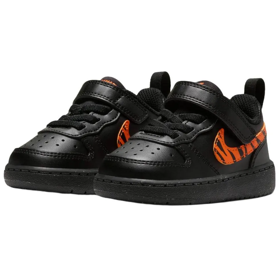 Nike Court Borough Low sneakers - zwart/oranje, foto 5