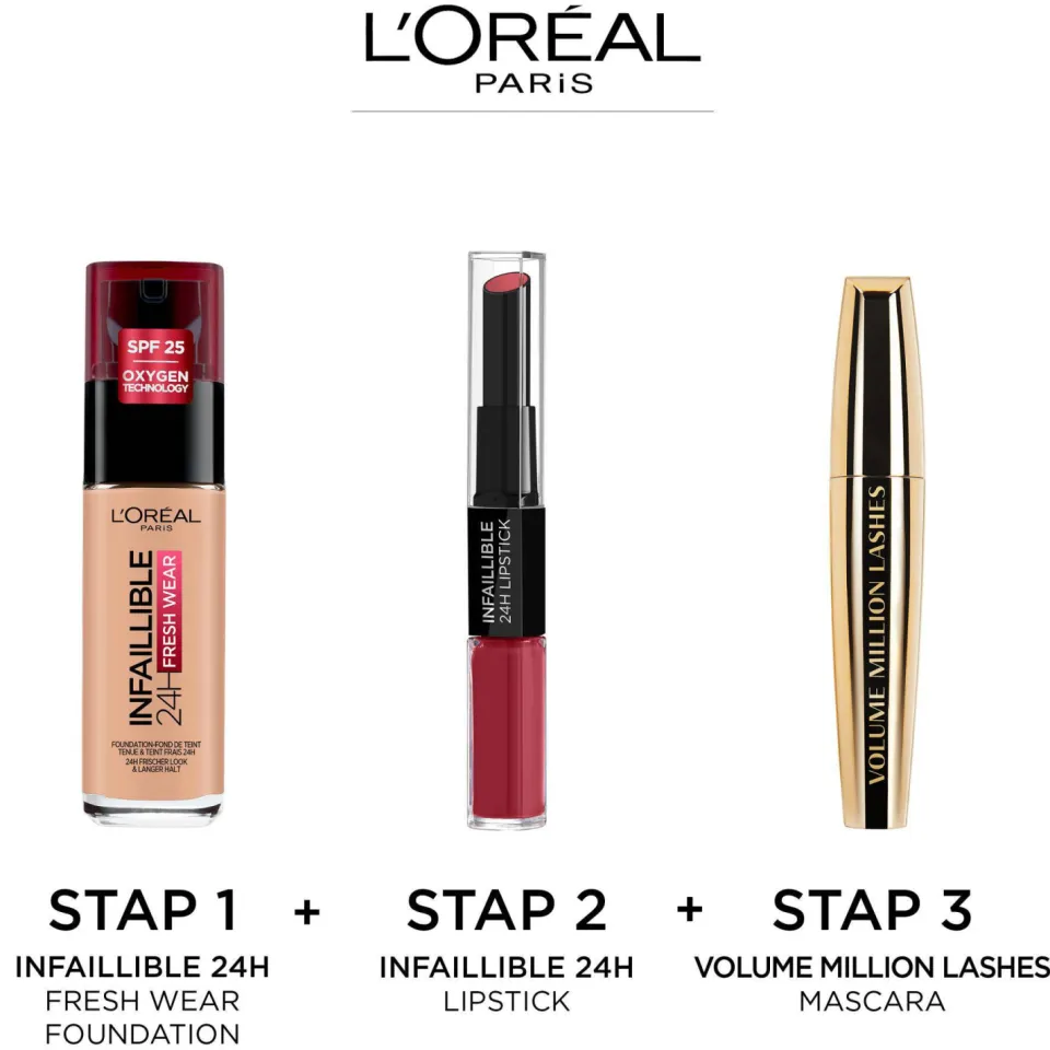L'oréal Infaillible 24H lippenstift 801 Toujours Toffee roze, foto 4