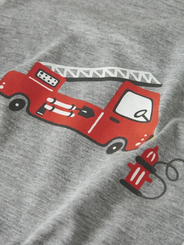 NAME IT MINI pyjama grijs melange, foto 5