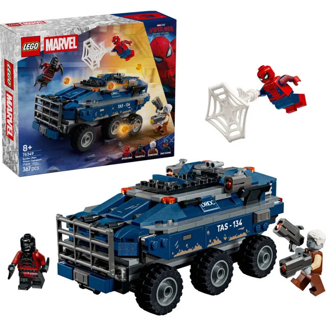 Lego Marvel Spider-Man Achtervolging van gevangenistransport 76349