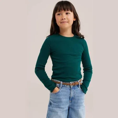 WE Fashion longsleeve groen, foto 2