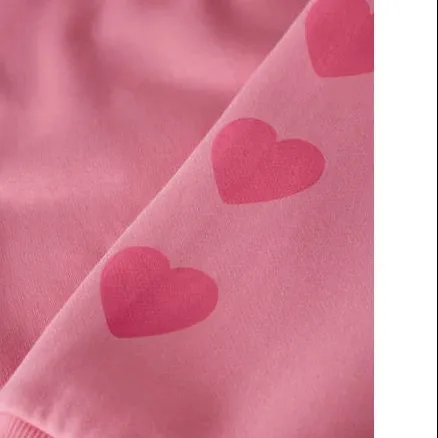 NAME IT KIDS relaxed fit sweater met hartjes - roze, foto 4
