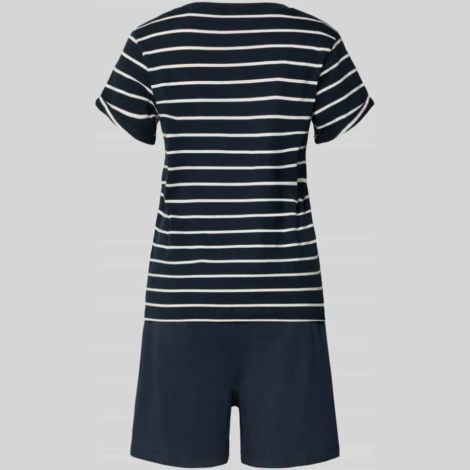 Marc O'Polo regular fit pyjamaset van puur katoen donkerblauw, foto 3
