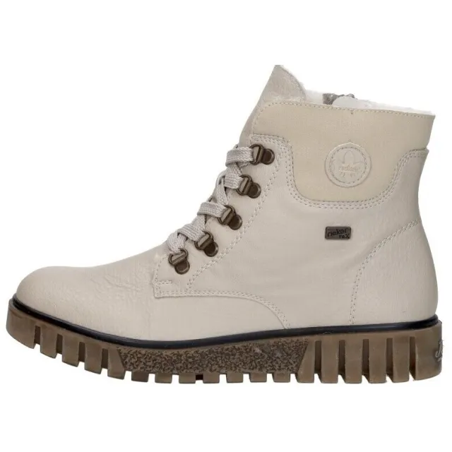 Rieker Rieker Veterboots beige Synthetisch