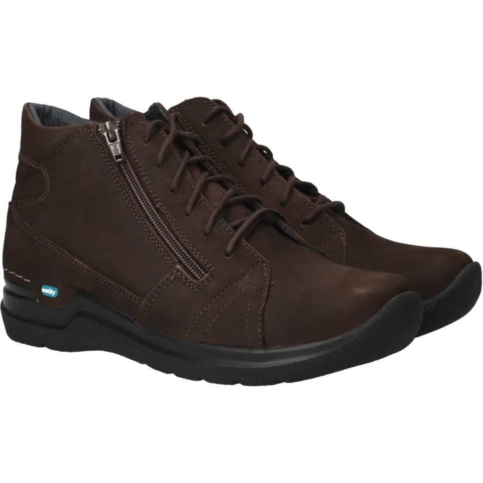 Wolky Why Antique veterboot donkerbruin, foto 3