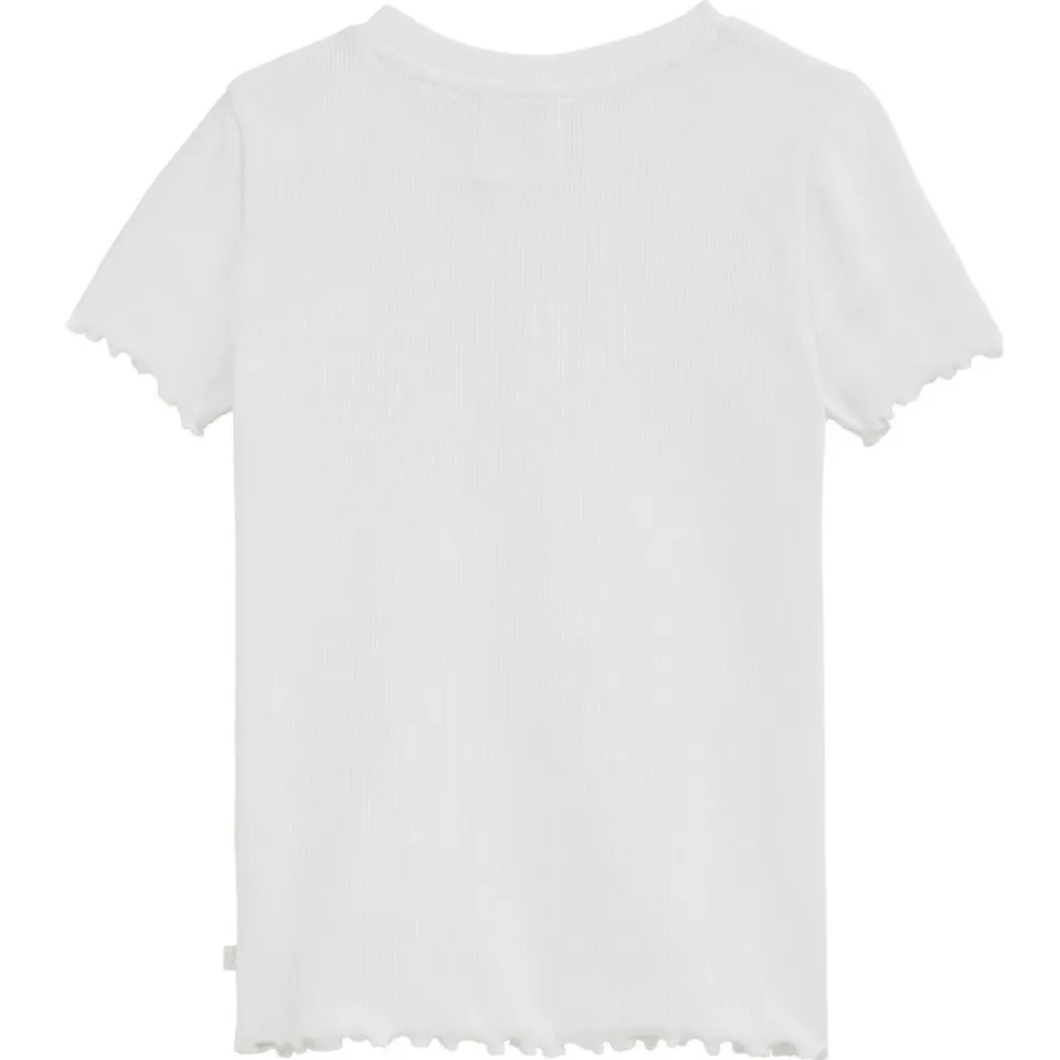 WE Fashion t-shirt wit stretchkatoen, foto 3
