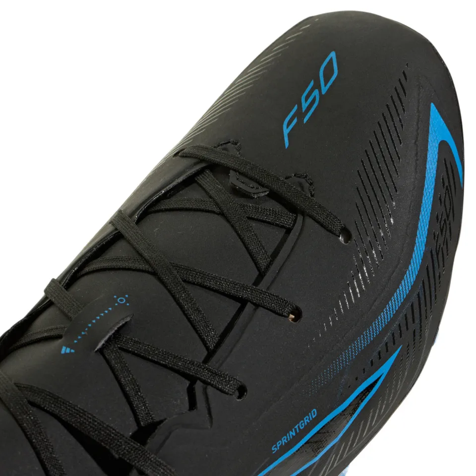 Adidas Performance F50 Hyperfast League junior voetbalschoenen - zwart/blauw, foto 7
