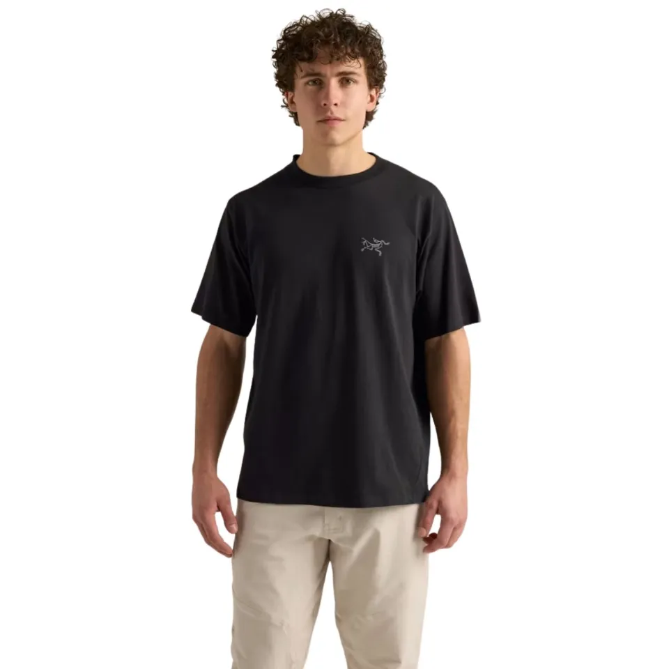Arc'teryx Kragg Cotton Emblem Crew SS t-shirt zwart