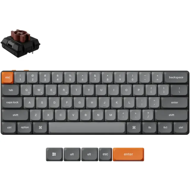 Keychron K9 Max QMK toetsenbord