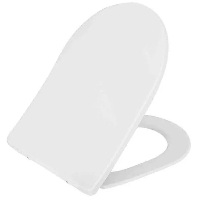 Boss & Wessing Astev Shade Slim toiletzitting met deksel wit