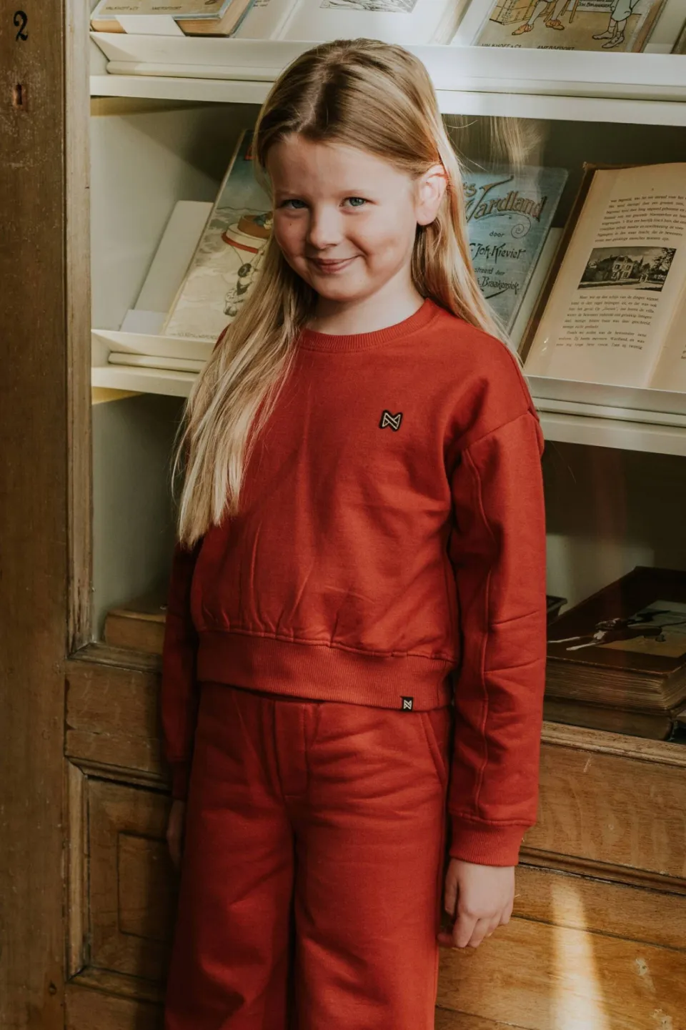 Koko Noko rechtvallende sweater - rood, foto 7