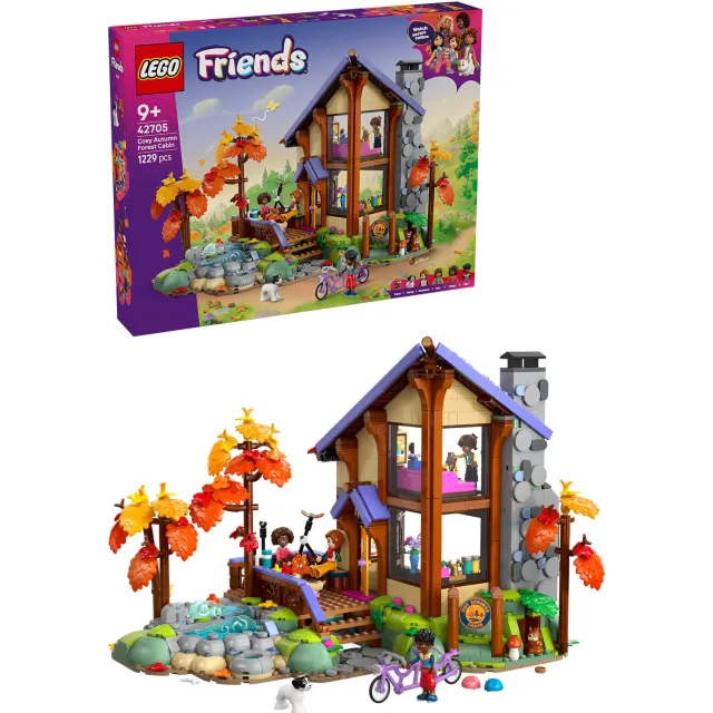 Lego Friends Gezellige boshut in de herfst 42705, foto 2