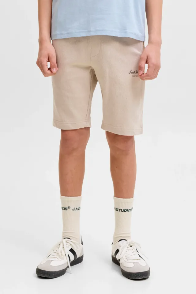 Jack & Jones sweatshort beige, foto 5