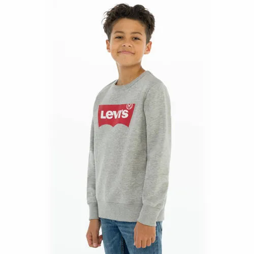 Levi's Kids sweater Batwing met logo grijs melange, foto 3