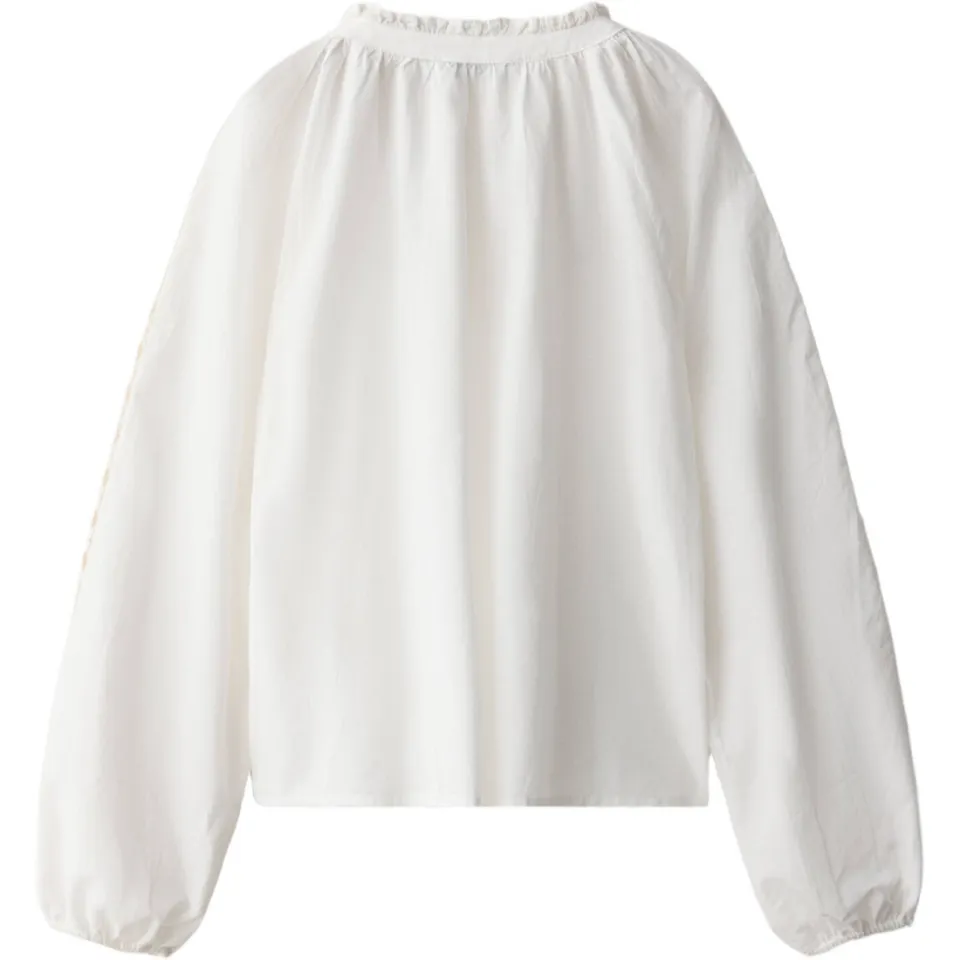 Mango Kids blousetop met borduursels - wit, foto 2