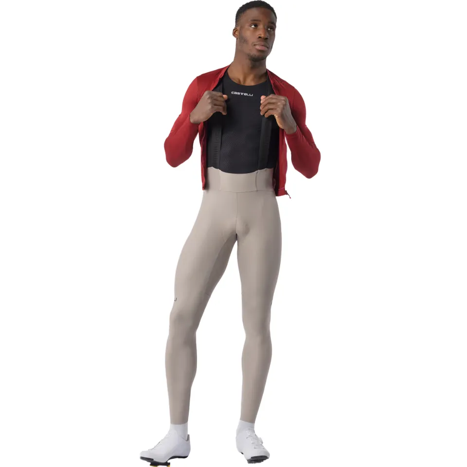Castelli Espresso Trnstn fietsbroek met bretels grijs