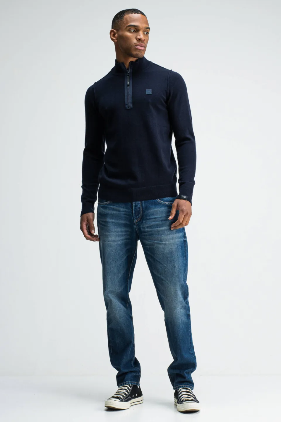 Butcher of Blue regular fit gebreide trui met wol - alaska blue, foto 3