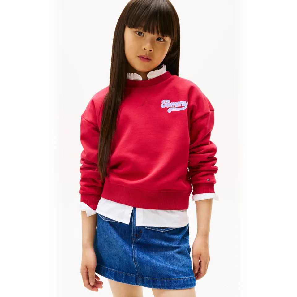 Tommy Hilfiger sweater rood, foto 3