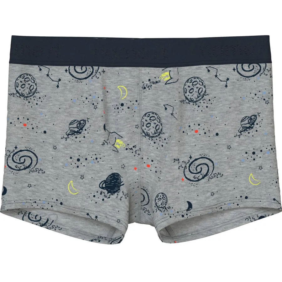 NAME IT boxershort set van 3 grijs/blauw/donkerblauw, foto 2