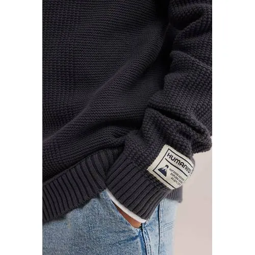 WE Fashion katoenen gebreide trui - grijs, foto 5