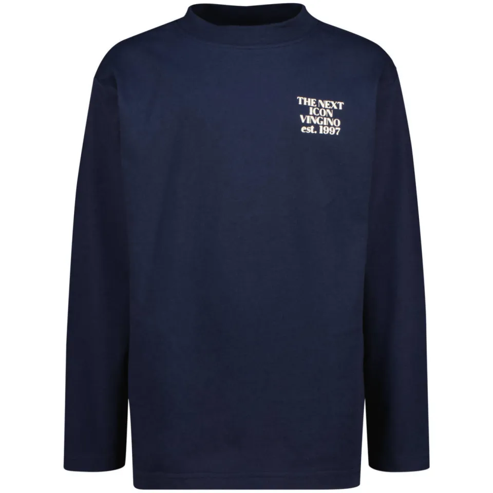 Vingino Heyli oversized longsleeve donkerblauw, foto 2