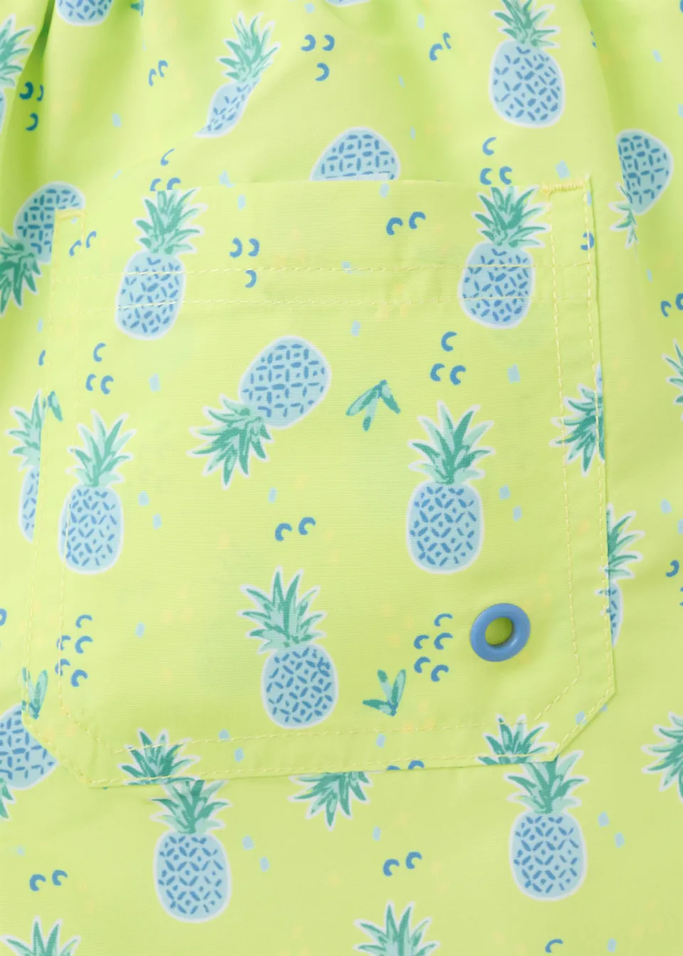 Mango Kids zwemshort limegroen/blauw, foto 6
