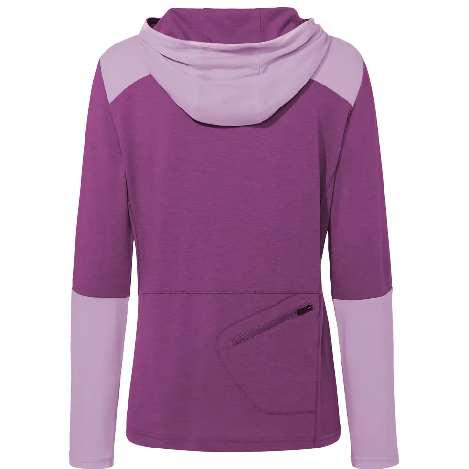 Vaude Tremalzo fietsshirt lange mouwen purper, foto 3