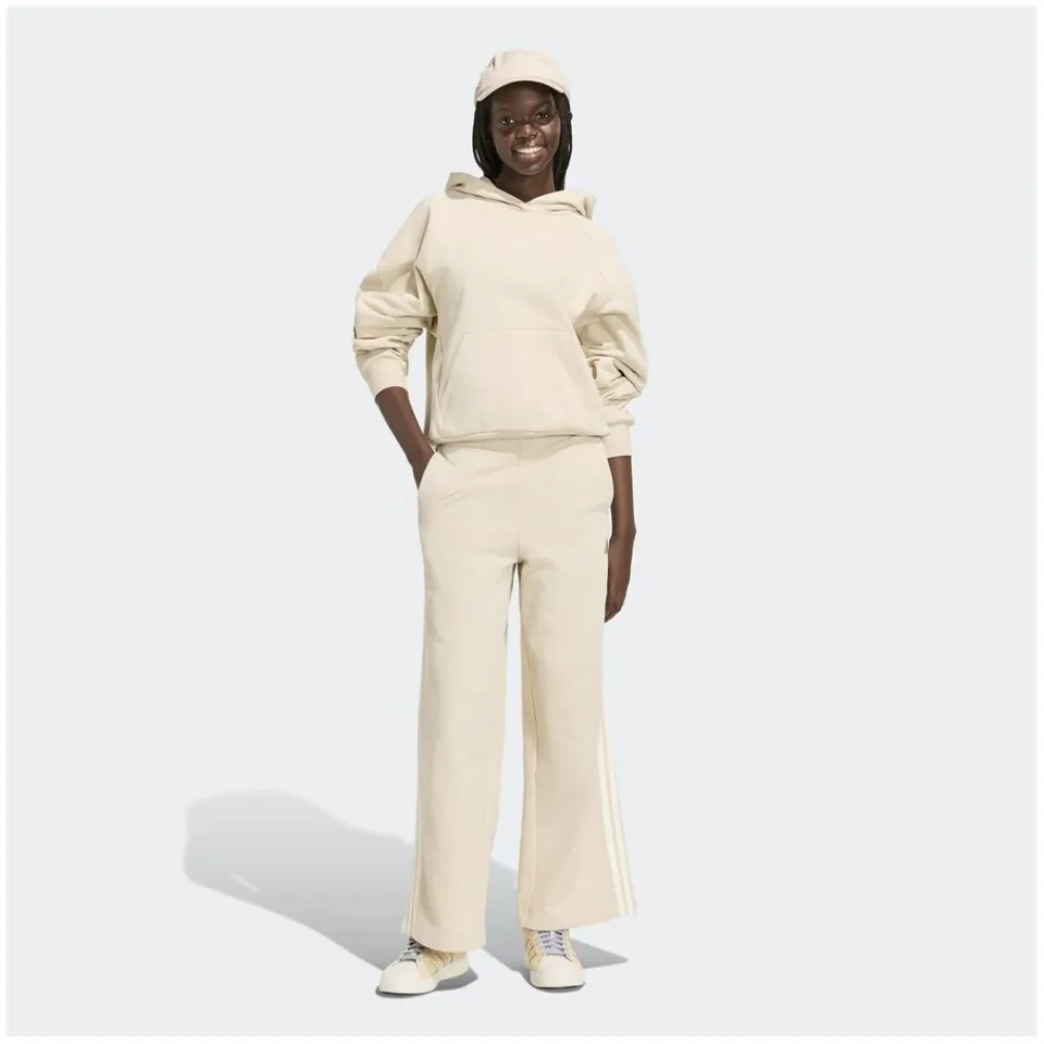 Adidas Kit 3-stripes wide joggers ecru, foto 2