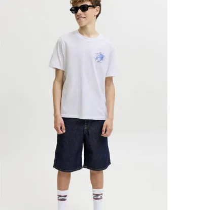 Jack & Jones t-shirt met backprint wit, foto 3