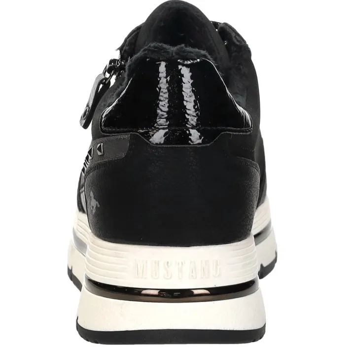 Mustang sneakers laag zwart, foto 4