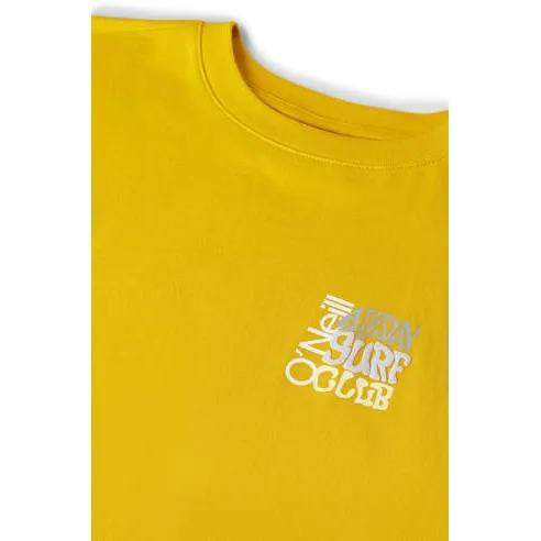 O'Neill T-shirt met backprint mosterdgeel, foto 7