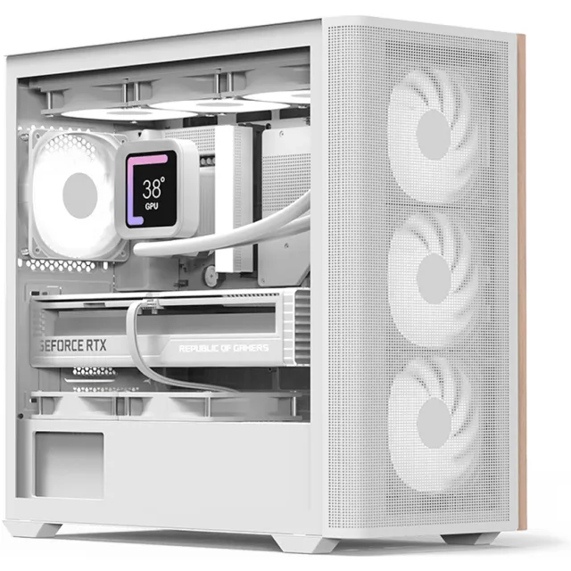 Aerocool B301A mini tower behuizing wit