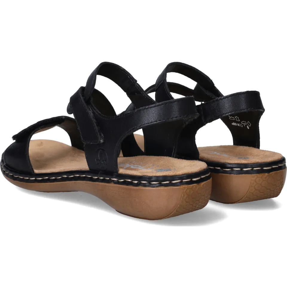 Rieker sandalen zwart, foto 4