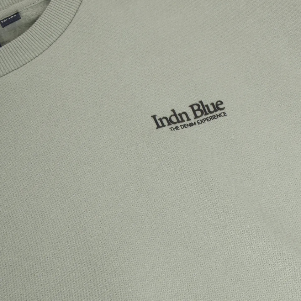 Indian Blue Jeans oversized sweater met tekst - groen, foto 3