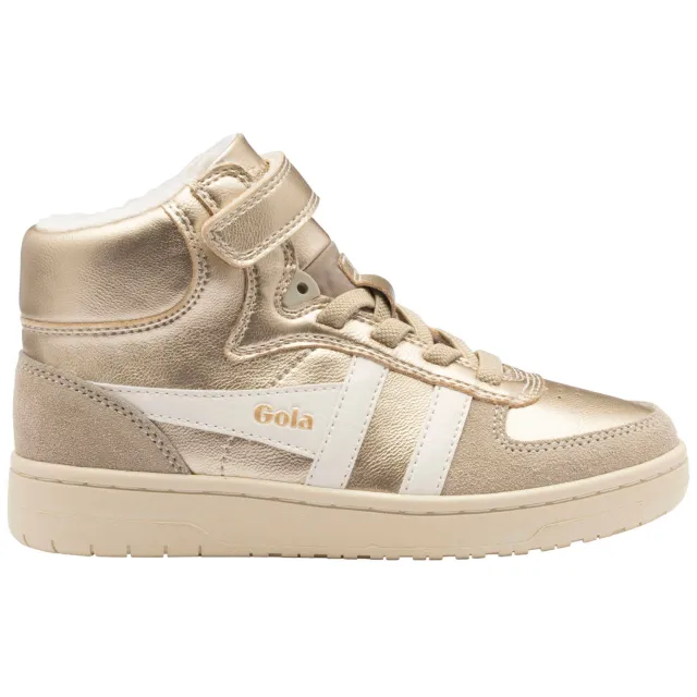 Gola Talon Glimmer hoge sneakers goud Goud/wit