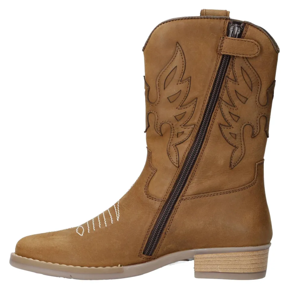 Red Code western leren laarzen - bruin, foto 3