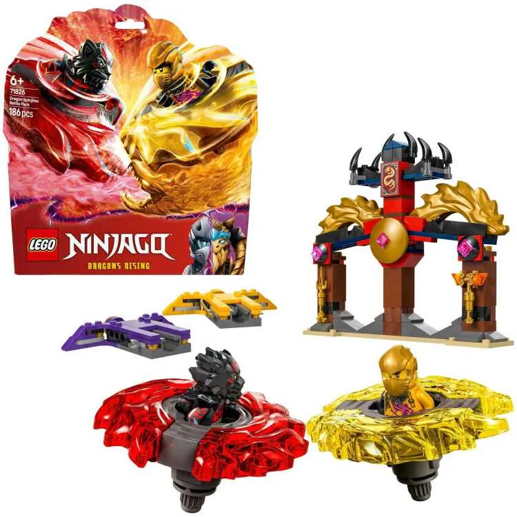 Lego Ninjago Spinjitzu drakenstrijdpakket actiespeelgoed 71826, foto 3