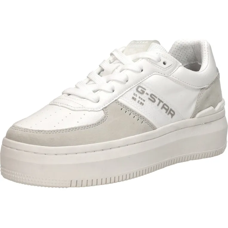 G-Star Eve Bsc Lea W lage sneaker wit, foto 3