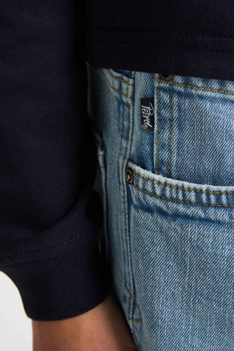 Petrol Industries loose fit jeans light blue denim, foto 7