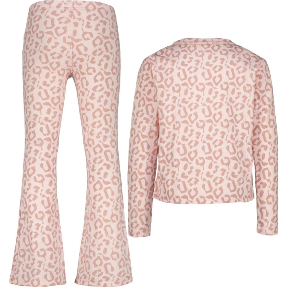 Vingino pyjama met panterprint diepmauve deep mauve, foto 3