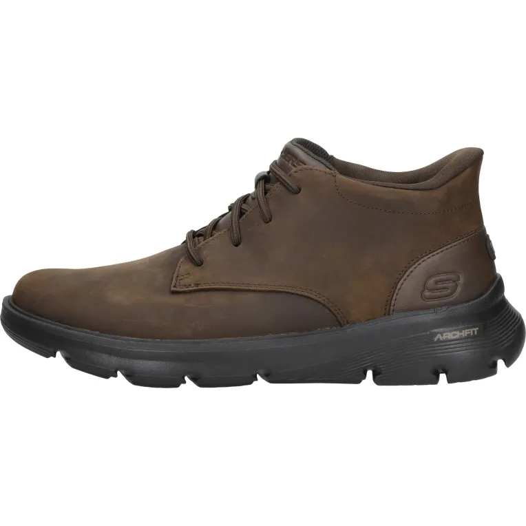Skechers Arch Fit Garza veterschoenen donkerbruin, foto 2