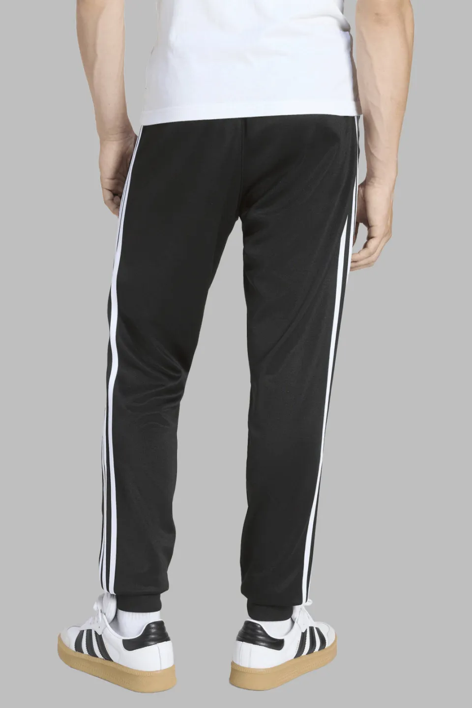 Adidas SST slim fit joggingbroek zwart, foto 5