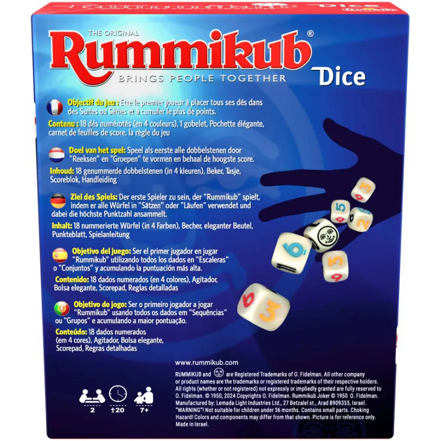 Goliath Rummikub Dice dobbelspel, foto 4