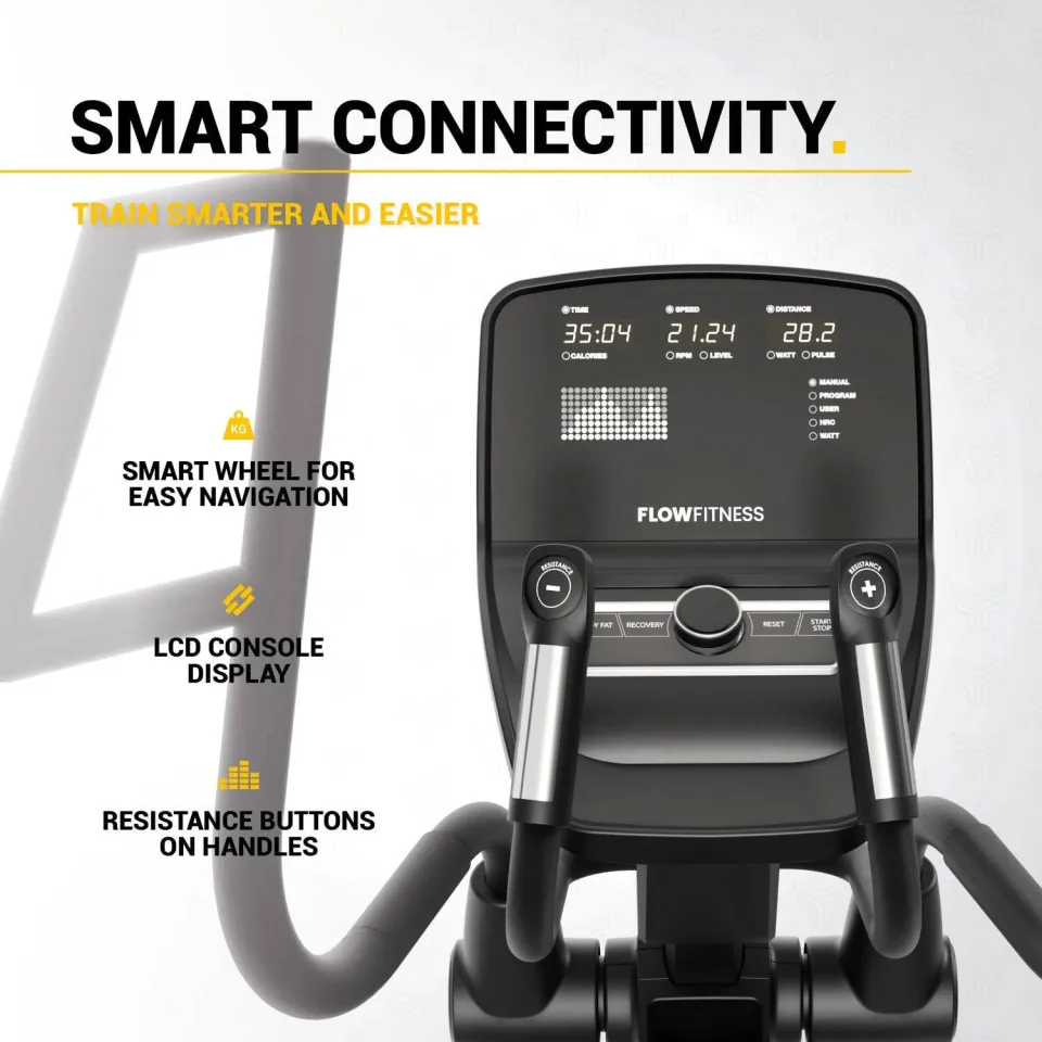 Flow Fitness Perform X5i crosstrainer zwart, foto 4
