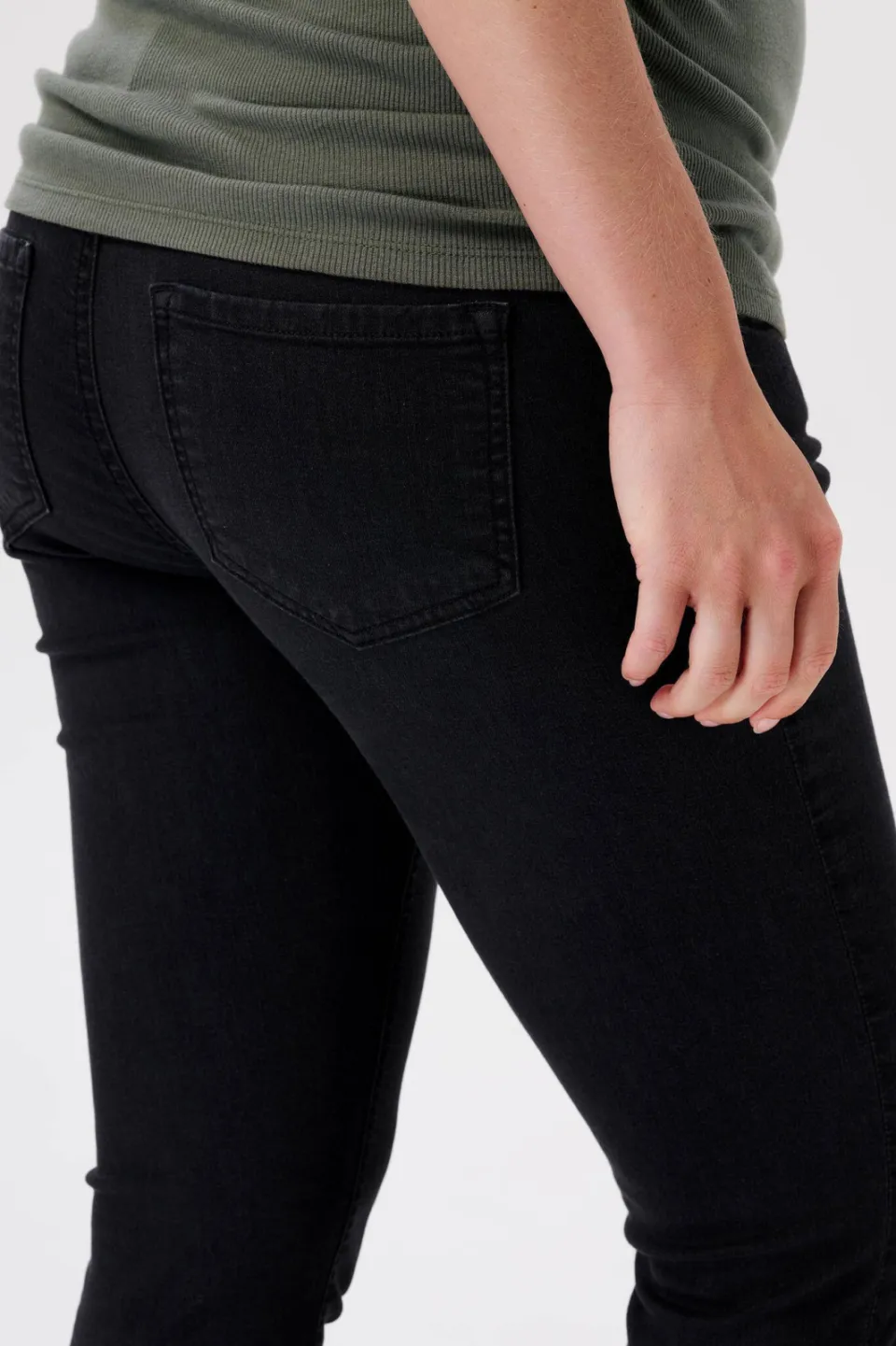 Noppies zwangerschaps skinny jeans black denim, foto 4