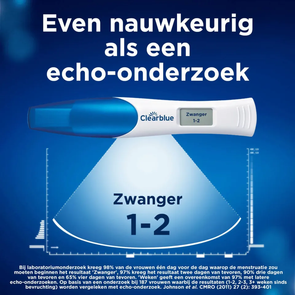 Clearblue digitale zwangerschapstest met wekenindicator, foto 2
