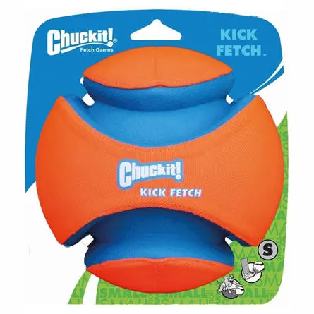 Chuckit hondenspeelgoed Kick Fetch S 12,5 cm oranje/blauw, foto 4