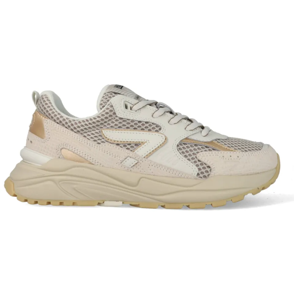 Hub Grid-W lage sneakers beige, foto 2