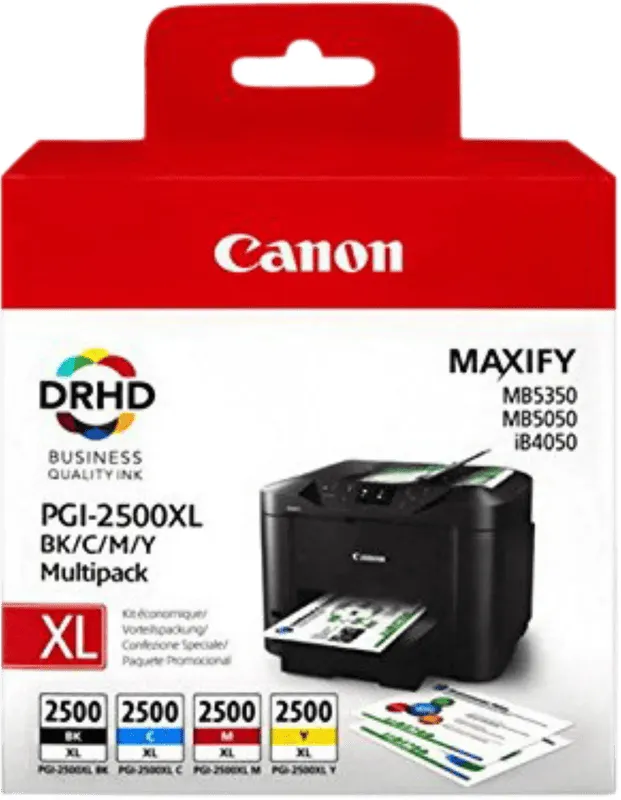 Canon PGI-2500XL Inkt 4-pack Zwart